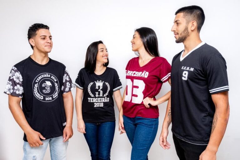 Camiseta de malha personalizada — Camisa & Cia