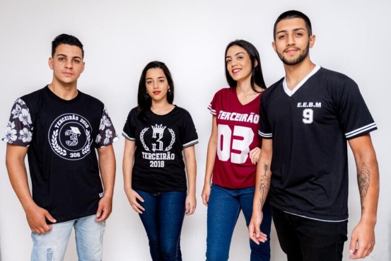 Camiseta de malha personalizada — Camisa & Cia