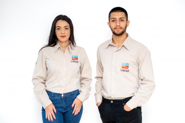 Camisa social manga longa personalizada — Camisa & Cia